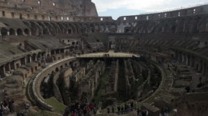 Roma Rome Italy Colosseo inside of Colosseum