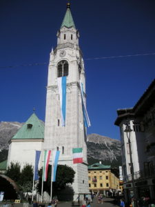 Cortina d'Ampezzo church Veneto Belluno Italy