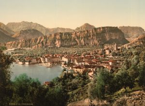 Torbole, Lake Garda Italy 1890 vintage photo
