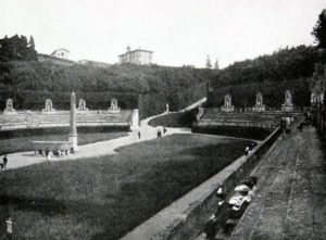 Boboli Gardens Amphitheatre, vintage photo 1910 (Tuscany, Florence)