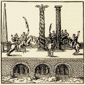 Serpent Column, Τρικάρηνος Όφις (Thevet, 1556)