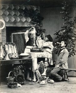 Mangiatori di spaghetti, Napoli, G. Sommer, 1886