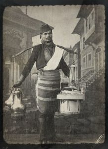 Coffee and Ice Cream Seller, Istanbul, c1870