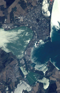 Burgas as seen from a NASA's space ship
