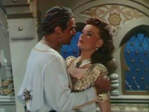 Douglas Fairbanks, Jr. & Maureen O'Hara in Sinbad the Sailor (1947) 