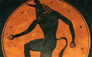 Myth of the Minotaur, Minotaur, Minotauros, Minotor (Μινώταυρος) 