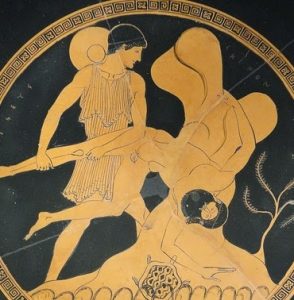 Theseus and Sciron