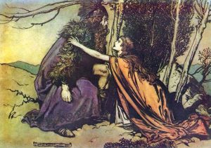 Wotan and Brünnhilde discuss the fate of Siegmund