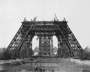 20 March 1888 Completion of the first level Eyfel Kulesi, Tour Eiffel, Eiffel Tower