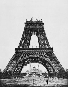 21 August 1888 Completion of the second level. Eyfel Kulesi, Tour Eiffel, Eiffel Tower