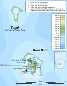 Bora-Bora Map