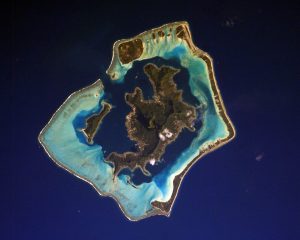 Bora Bora satellite picture NASA, 2003