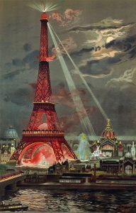 Tour Eiffel, Eiffel Tower Exposition Universelle World’s Fair 1889