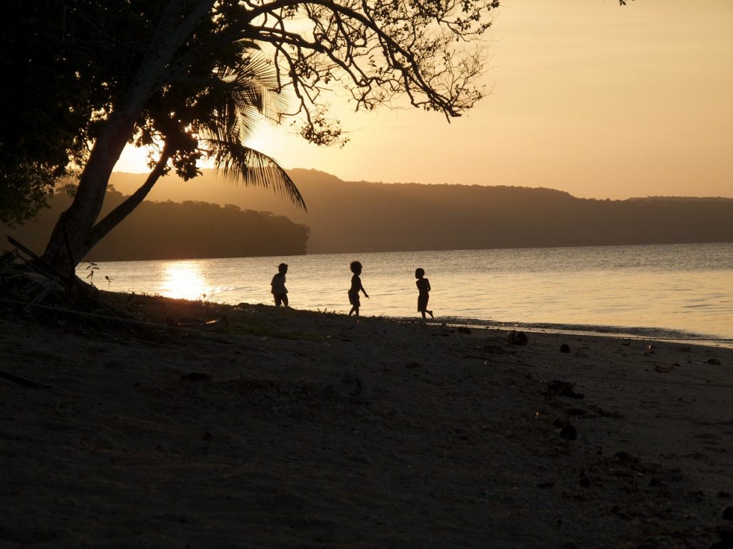 Sunrise at Vanuatu