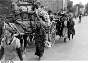 France north of Paris has been emptied as 12 million people flee the German invasion- largest mass migration in Europe's history.