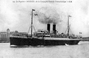 French liner Meknes is in the English Channel- taking home 1277 French soldiers who have refused to fight for General de Gaulle & prefer to be repatriated to German-occupied France