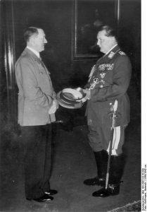 Hitler issuing new orders to Göring's Luftwaffe: To make invasion of Britain possible, "the German Air Force is to overpower the English Air Force... in the shortest possible time