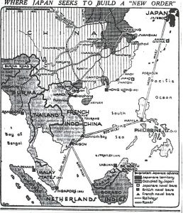 After brief fighting with French colonialists, Japanese troops now occupy northern Indochina- cutting off military supplies from China, & expanding imperial presence across Asia.