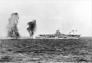 British aircraft carrier Ark Royal almost hit by Italian bombers- but Regia Marina were ordered not to close in on Royal Navy unless "certain of victory". Entire "Battle of Cape Spartivento" took just 54 minutes.