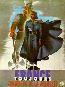 New decree in southern Vichy France: all young men must spend 8 months serving in Chantiers de Jeunesse, a paramilitary force intended to imbue "traditional values".