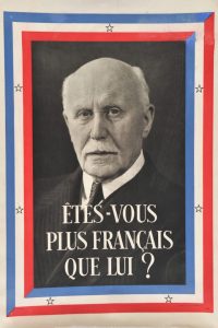 All French government officials, mayors, & teachers must now swear oath of personal loyalty to Marshal Pétain, head of Vichy France (As this poster asks: "Are you more French than him?"). Etes-vous plus français que lui?