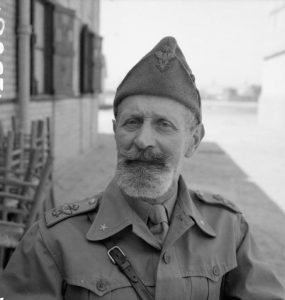 Italian General "Electric Whiskers" Bergonzoli, finally captured in Libya after escaping from several Allied encirclements, now being interrogated by British. Annibale Bergonzoli (1 November 1884 – 31 July 1973), nicknamed "barba elettrica", "Electric Whiskers", was an Italian Lieutenant General who served during WW2