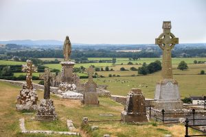 Ireland Cemetery Rock Of Cashel Cross Tombstone