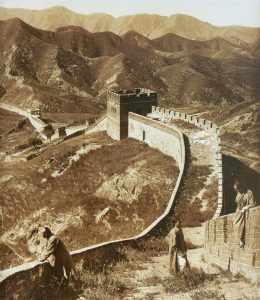 China Border The Great Wall in 1907