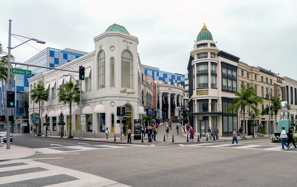 Rodeo Drive Beverly Shopping California