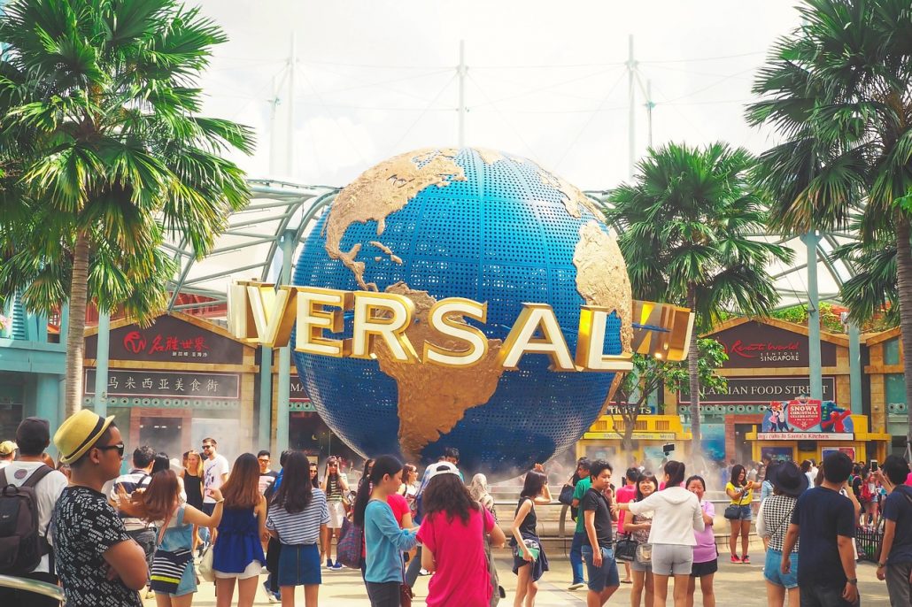 Universal Studios La Los Angeles Famous Globe