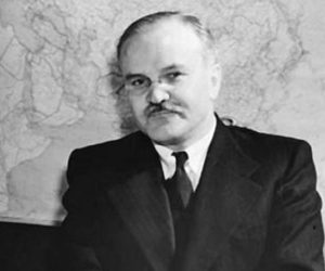 Soviet Foreign Minister Molotov declares Nazi-Soviet pact remains firm, reasserts no war with Germany is coming: "Only a fool would invade the USSR.”