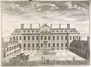 Sutton Nicholls (fl. 1689–1729), Montague House. Etching and engraving, 1728.