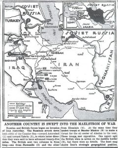 Iranian Army's resistance to UK-USSR invasion is quickly crumbling- outnumbered, short on modern tanks & planes, the Iranians can't resist the multi-pronged invasion