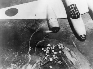 Heavy clouds have brought a merciful end to week of heavy Japanese bombing in China- capital city of Chinese Nationalists, Chungking, is in ruins