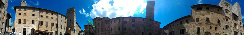 San Gimignano, Toscana panoramic photo Italy