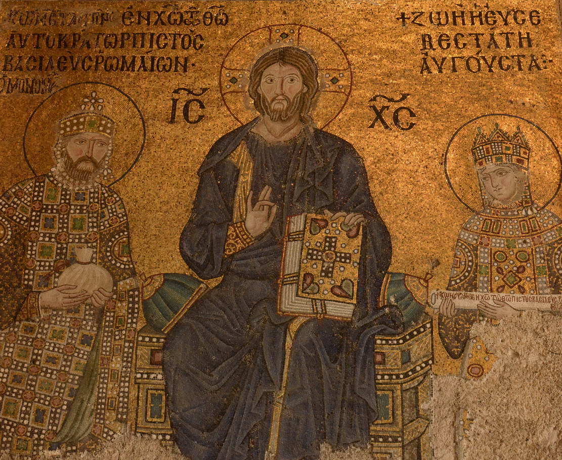 Hagia sophia mosaics, empress Zoe