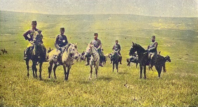 Ottoman Cavalry in Çatalca, 1911