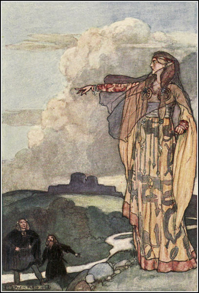 Macha Curses the Men of Ulster (Eleanor Hull, The Boys' Cuchulain, 1904)