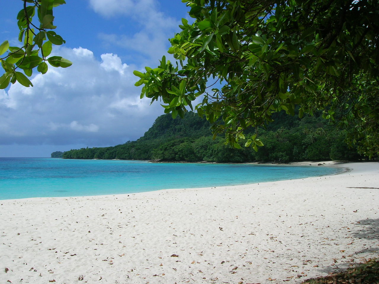 Champagne Beach, North Santo in Vanuatu