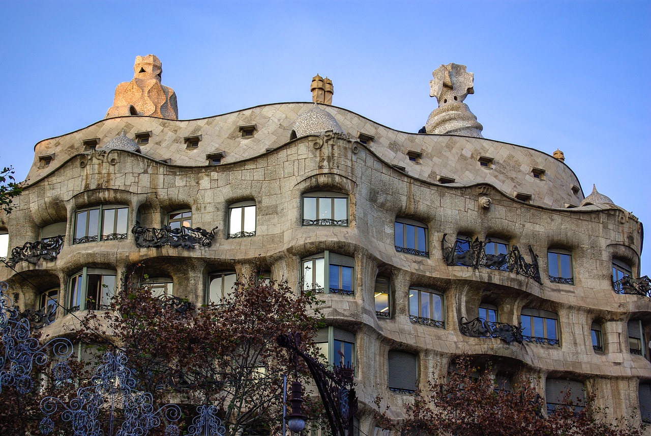 Gaudi Casa Mila Barcelona Catalonia
