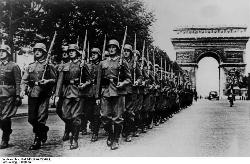 Parisians woke up this morning to German-accented voices announcing an 8pm curfew over loudspeakers; the Germans have captured Paris.