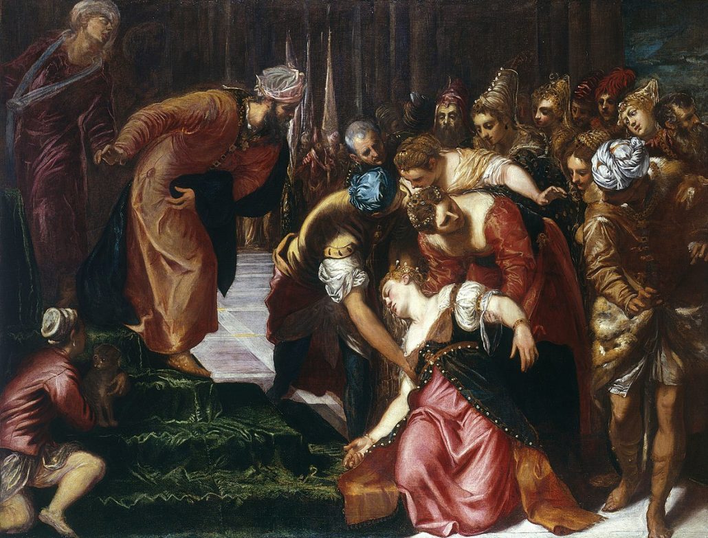 Esther before Ahasuerus Tintoretto (1518–1594)
