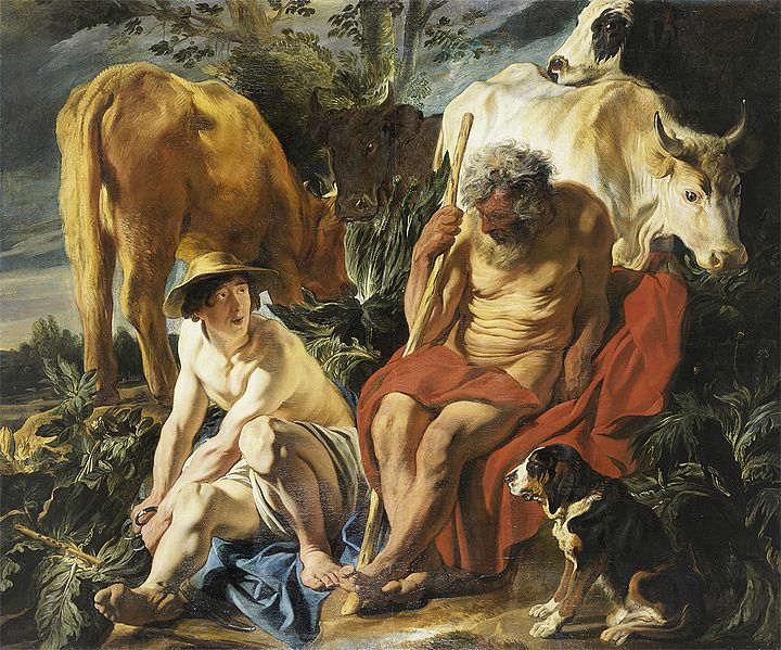 Jacob Jordaens: Mercury and Argus. Museum of Fine Arts of Lyon