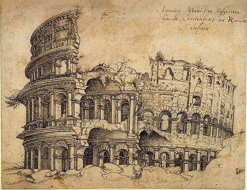 Colosseo, Colosseum, Rome (Martin Van Heemskerck, 1509)