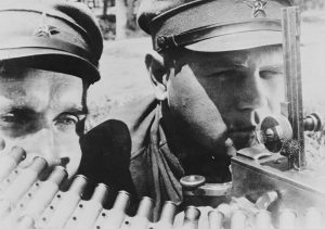 Machine gunners of the far eastern Red Army in the USSR, during the German invasion of 1941