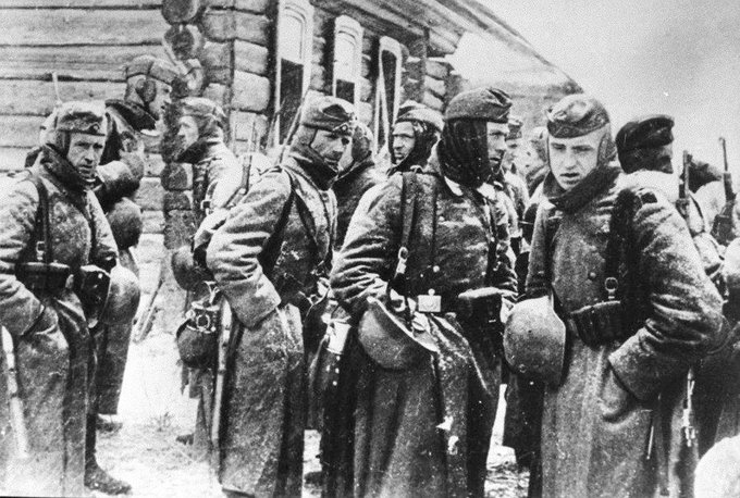 Stalin has ordered all buildings that might be occupied by advancing Germans to be burned, up to 50km behind the front line: deny invaders all shelter in freezing Russian winter