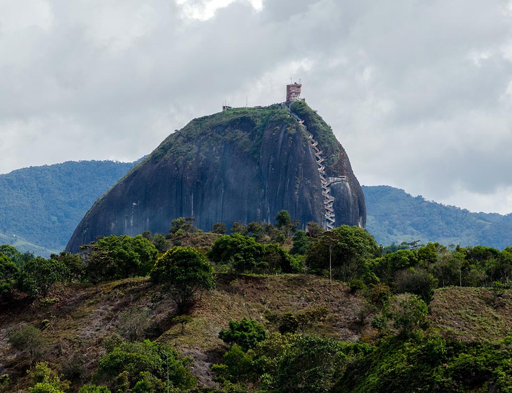 Guatape Rock in Colombia
