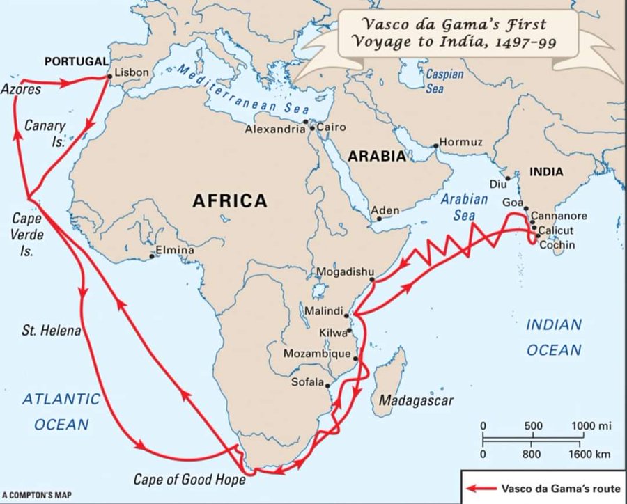 1498’de Hindistan’a Ulaşan Portekizli Kâşif: Vasco da Gama